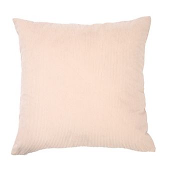 FRESHMINT Solid Ribbed Textured Throw Pillow