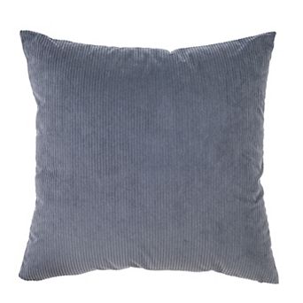 FRESHMINT Solid Ribbed Textured Throw Pillow