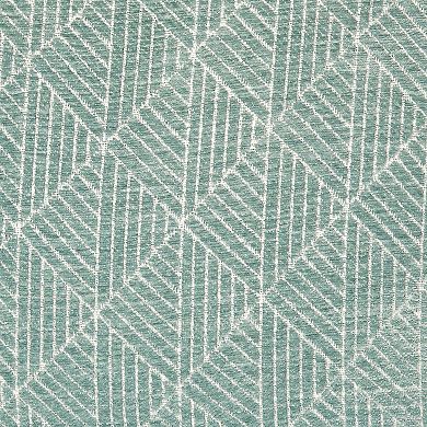 FRESHMINT Geometric Chenille Woven Jacquard Reversible Throw Pillow