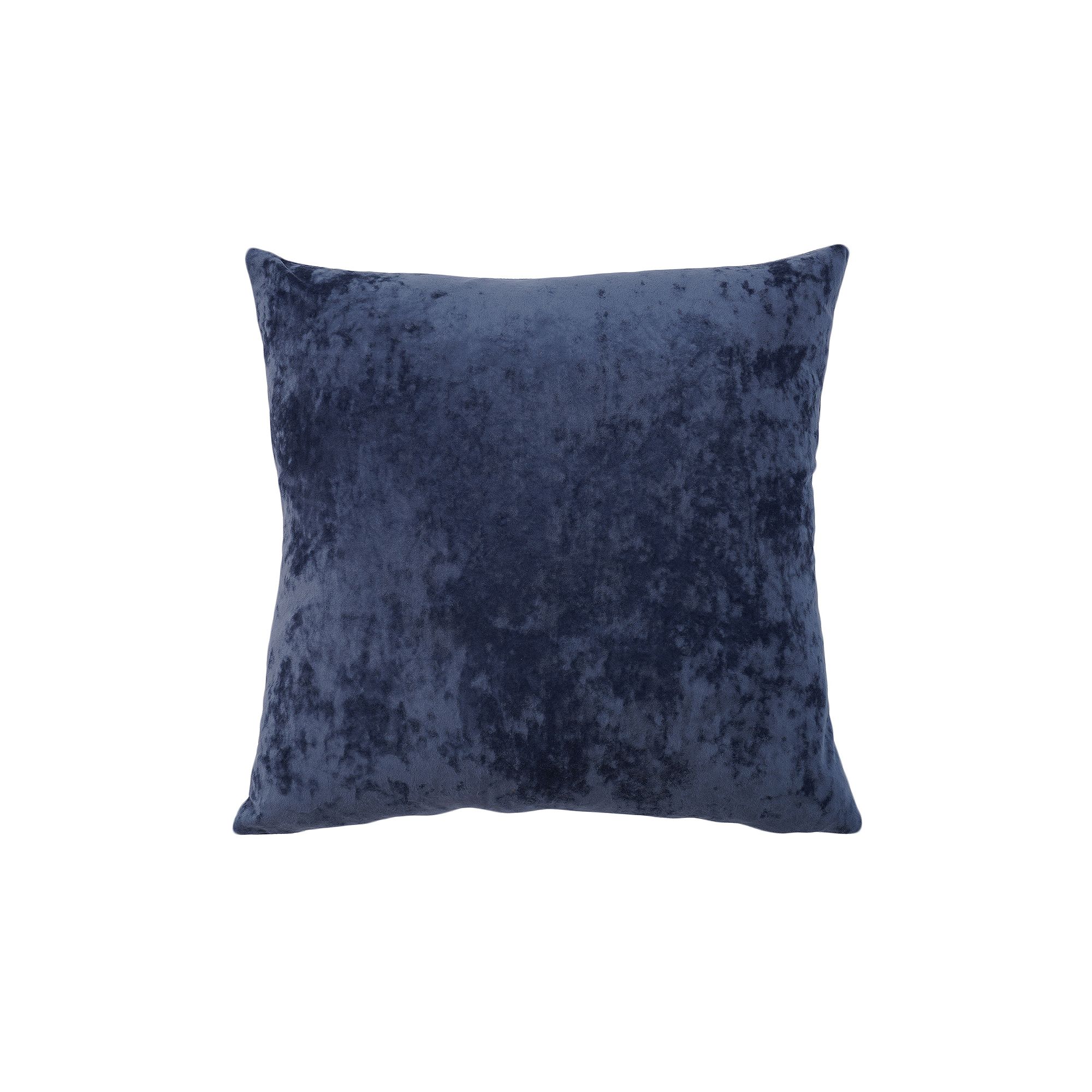 FRESHMINT Soft Crushed Velvet Throw Pillow, Blue