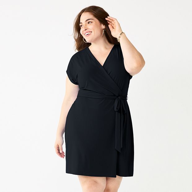 Dolman sleeve shop wrap dress