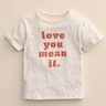 Baby & Toddler Little Co. by Lauren Conrad Organic "Love You Mean It" Graphic Tee