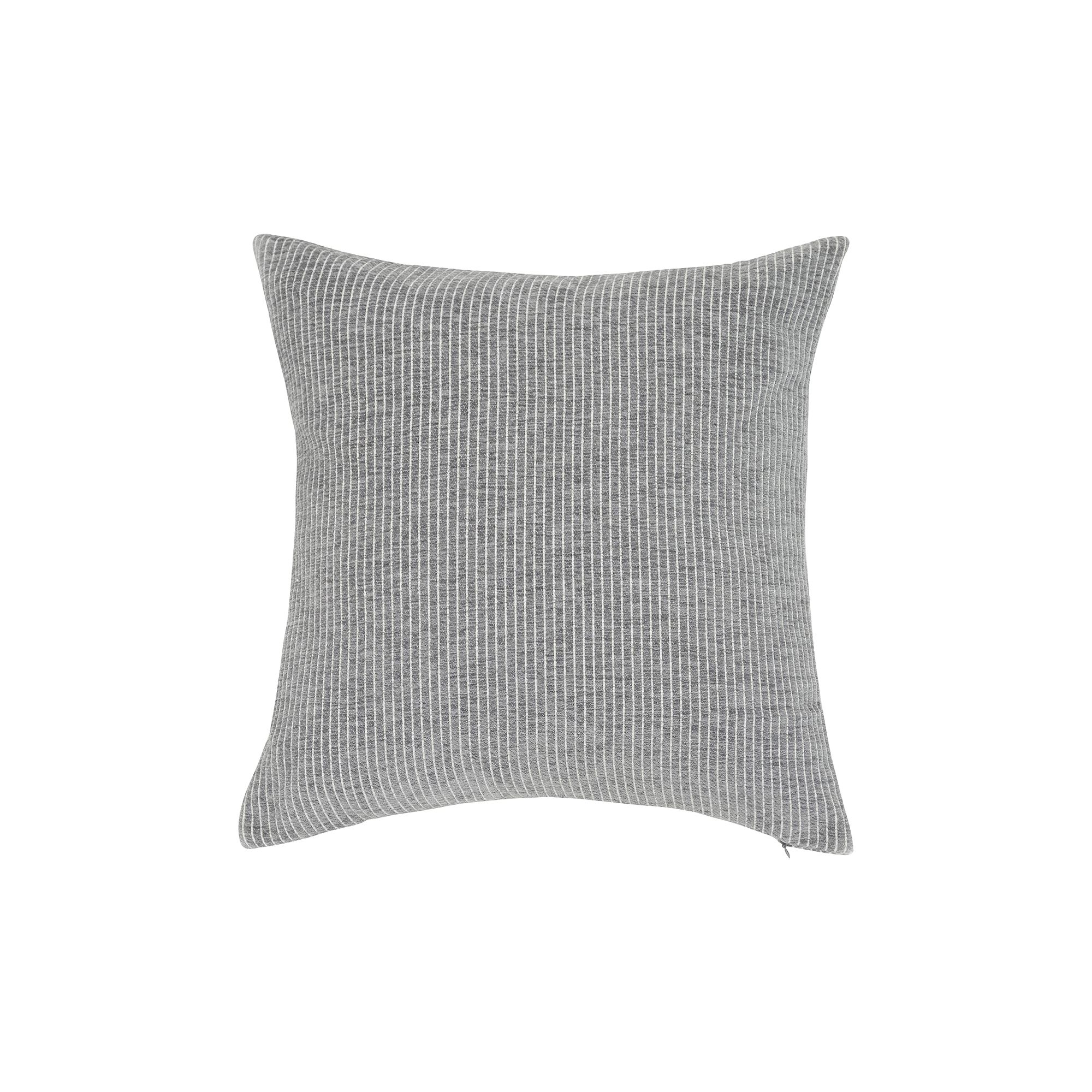 FRESHMINT Nea Stripes Throw Pillow, Grey Gray