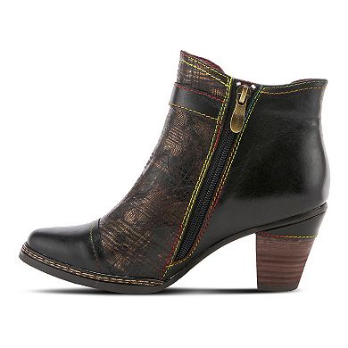 L'Artiste By Spring Step Captivate Women's Leather Block Heel Boots