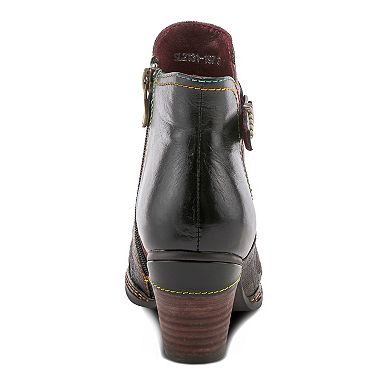 L'Artiste By Spring Step Captivate Women's Leather Block Heel Boots