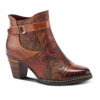 L Artiste By Spring Step Captivate Women s Leather Block Heel Boots