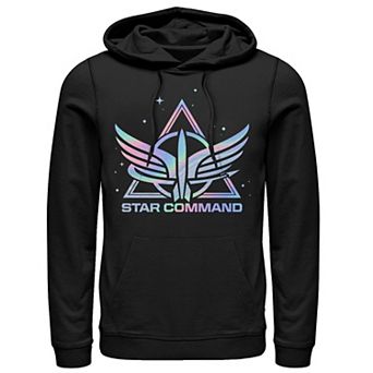 Disney / Pixar's Lightyear Men's Holographic Star Command Logo Hoodie