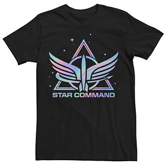 Disney / Pixar's Lightyear Men's Holographic Star Command Logo Tee