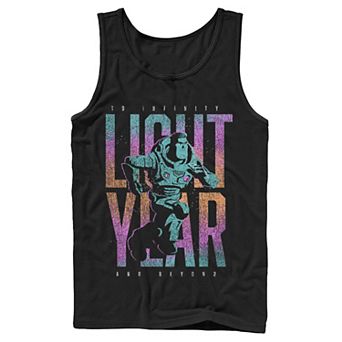 Disney / Pixar's Lightyear Men's To Infinity And Beyond Buzz Phrase Tank Top