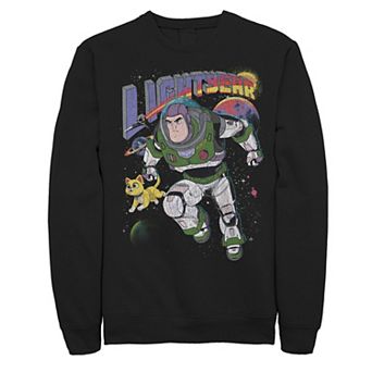 Disney / Pixar's Lightyear Buzz & Sox Men's Space Ranger and Companion Robot Sweatshirt