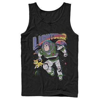 Disney / Pixar's Lightyear Buzz & Sox Men's Space Ranger and Companion Robot Tank Top