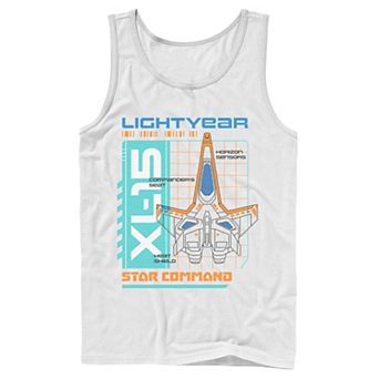 Men's Disney / Pixar Lightyear Star Command Spaceship XL-15 Tank Top