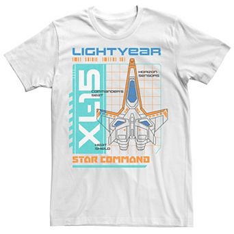 Disney / Pixar's Lightyear Men's Star Command Spaceship XL-15 Tee