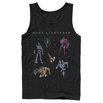 Disney / Pixar's Lightyear Buzz & Emperor Zurg Men's Space Ship XL-15 Tank Top