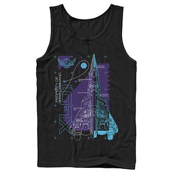 Disney / Pixar's Lightyear Men's Property Of The Star Command XL-01 Space Ship Tank Top