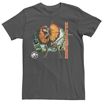 Men's Jurassic World Dominion Dilophosaurus Biohazard Tee