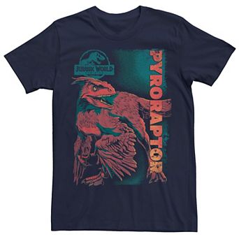 Men's Jurassic World Dominion Pyroraptor Angry With Open Mandible Tee