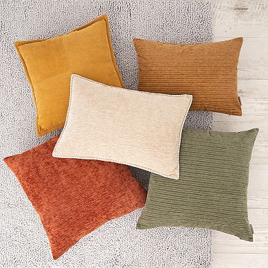 EVERGRACE Junoesque Chenille Whipstitch Throw Pillow