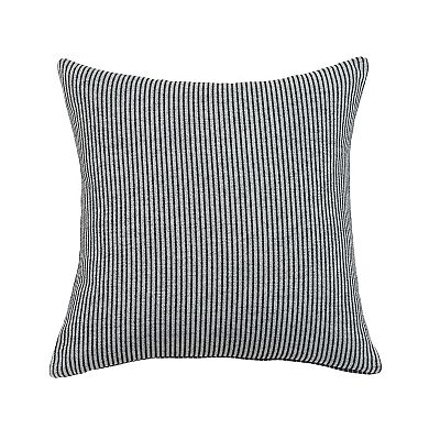 EVERGRACE Elsa Reversible Woven Stripes Throw Pillow