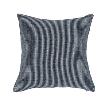 EVERGRACE Elsa Reversible Woven Stripes Throw Pillow