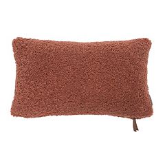 Olivia Sherpa Decorative Pillow, Lush Decor