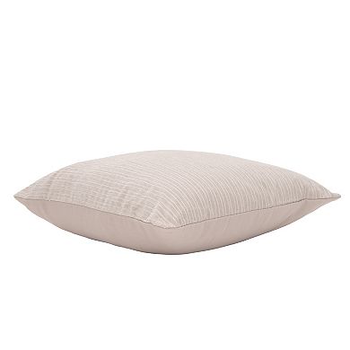 EVERGRACE Opulence 20" x 20" Woven Stripe Throw Pillow