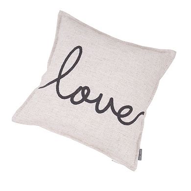 EVERGRACE Waska Love Linen Blend Throw Pillow