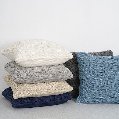 EVERGRACE Chunky Sweater Knit Throw Pillow