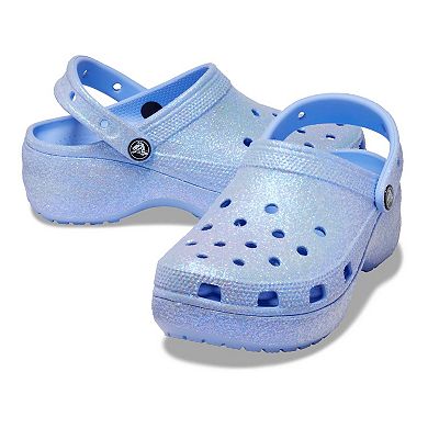 Crocs Classic Platform Glitter Women's Clogs