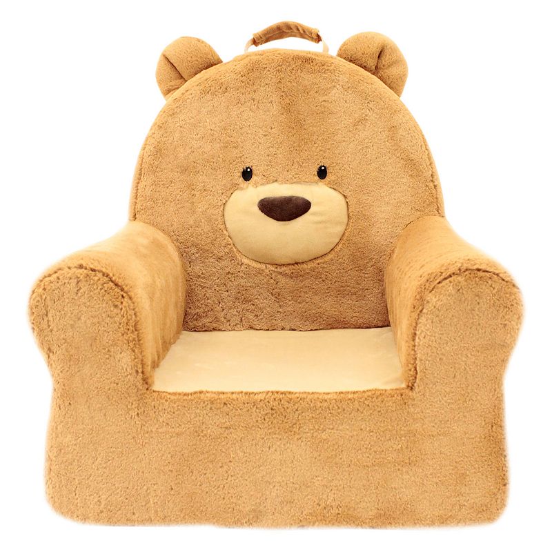 Animal Adventure Sweet Seat Bear Plush Chair, Brown