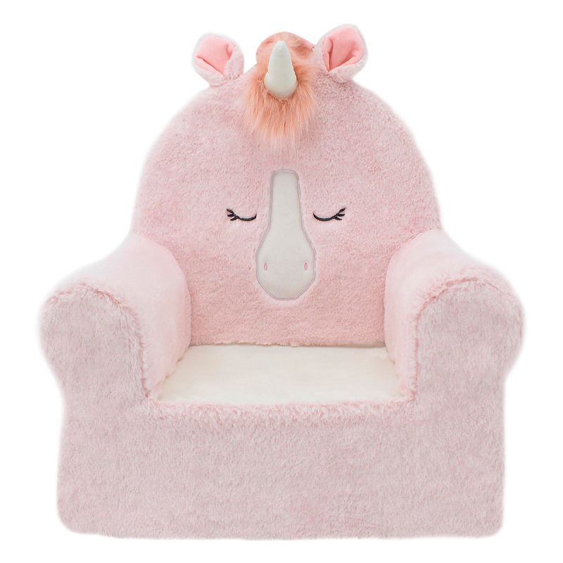 Animal Adventure Sweet Seat Pink Unicorn Plush Chair