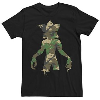 Men's Netflix Stranger Things Camo Demogorgon Tee