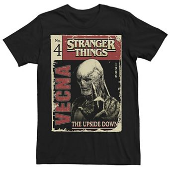 Men's Netflix Stranger Things Vecna The Upside Down No. 4 1986 Tee