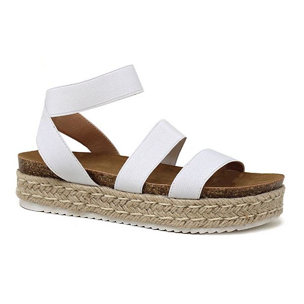 Yoki Chiara-10 Women's Platform Espadrille Sandals