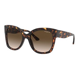 Women's Vogue Eyewear 54mm Rectangle Pillow Sunglasses