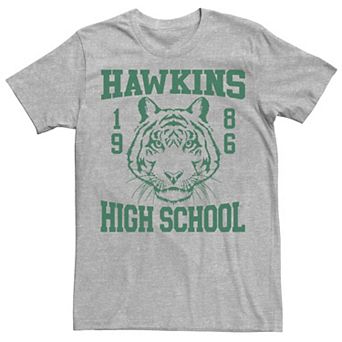 Men's Netflix Stranger Things Tiger Hawkins High School 1986 Tee