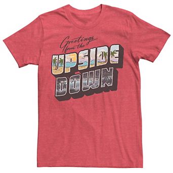 Men's Netflix Stranger Things Greetings From The Upside Down Tee