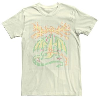 Men's Netflix Stranger Things Scantron Dragon With Fire Tee