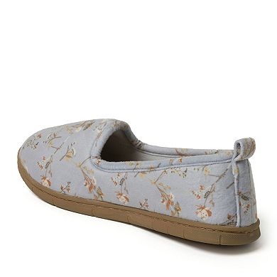 Dearfoams Rachel Velour Women's Closed Back Slippers