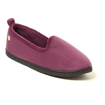 Dearfoams Rachel Velour Women's Closed Back Slippers