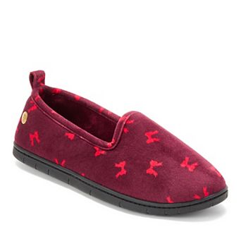 Dearfoams Rachel Velour Women's Closed Back Slippers