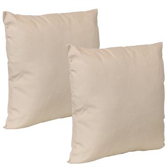 Sunnydaze Outdoor Square Decorative Throw Pillow - Set of 2
