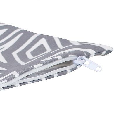 Sunnydaze Lumbar Throw Pillow Cover - 20 in - Set of 2