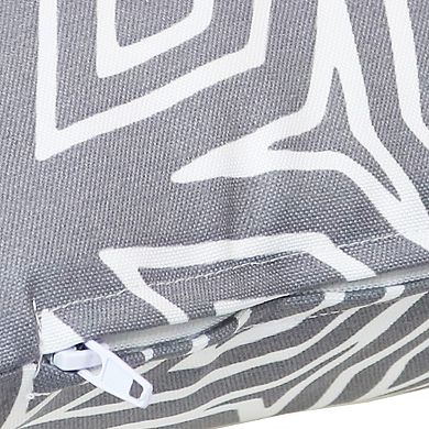 Sunnydaze Outdoor Square Decorative Throw Pillow - Set of 2