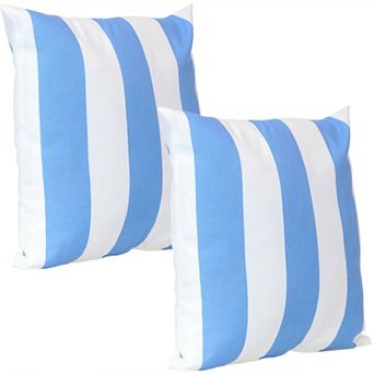 Sunnydaze Lumbar Throw Pillow Cover - 20 in - Set of 2