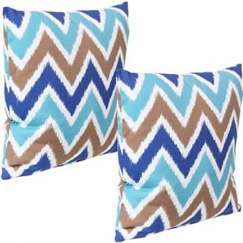 Sunnydaze Lumbar Throw Pillow Cover - 20 in - Set of 2