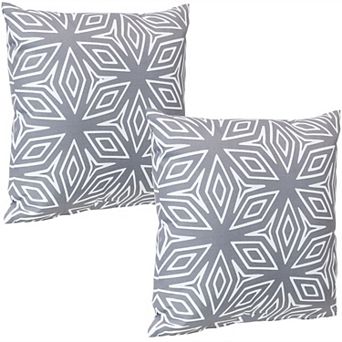 Sunnydaze Lumbar Throw Pillow Cover - 20 in - Set of 2