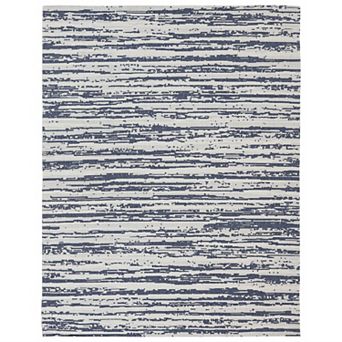 Sunnydaze Recycled Cotton Flat Weave Indoor Area Rug for Living Room