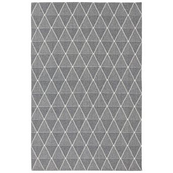 Sunnydaze Recycled Cotton Flat Weave Indoor Area Rug for Living Room