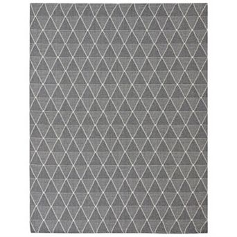 Sunnydaze Recycled Cotton Flat Weave Indoor Area Rug for Living Room